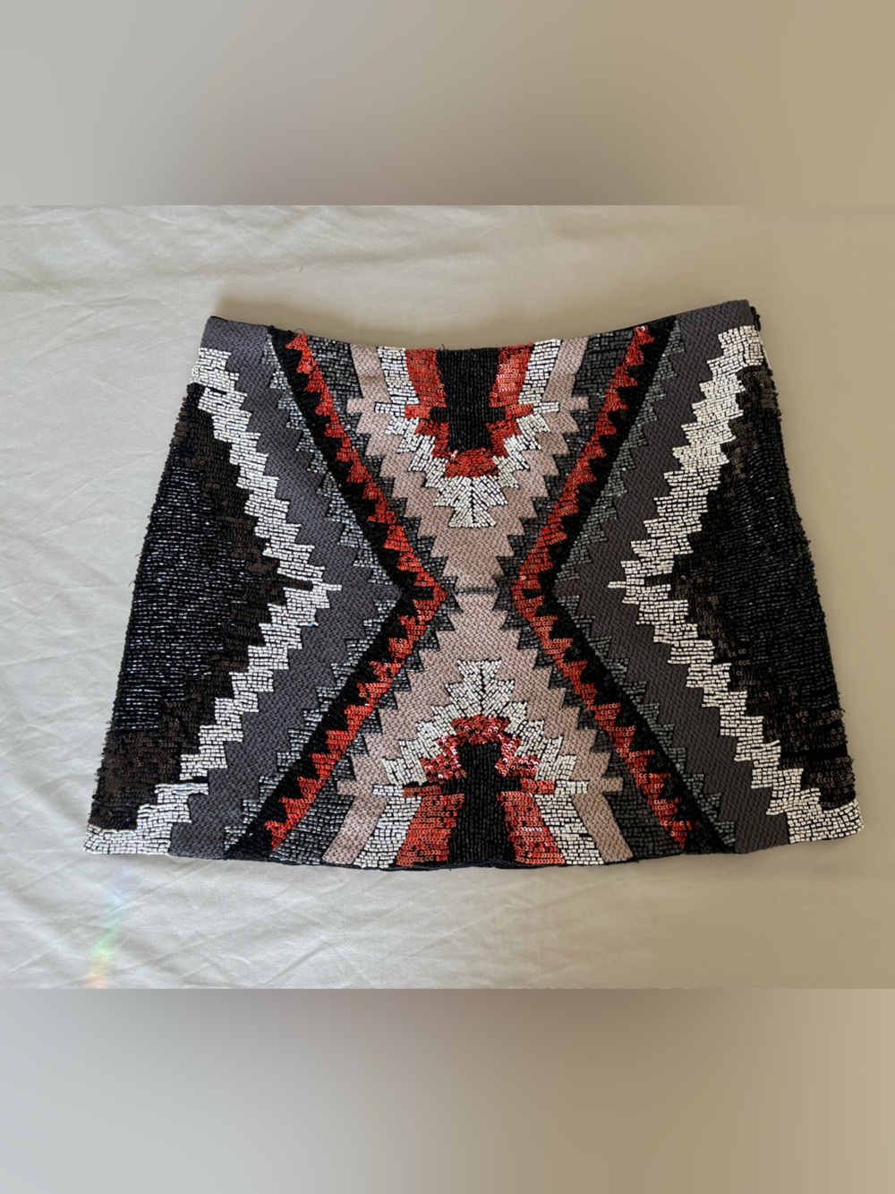 Zara Sequin Mini Skirt Size S